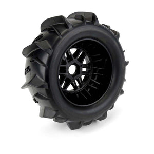 Pro-Line 1/7 Dumont Paddle F/R Tires Pre-Mounted 17mm (2) Black Arrma Mojave
