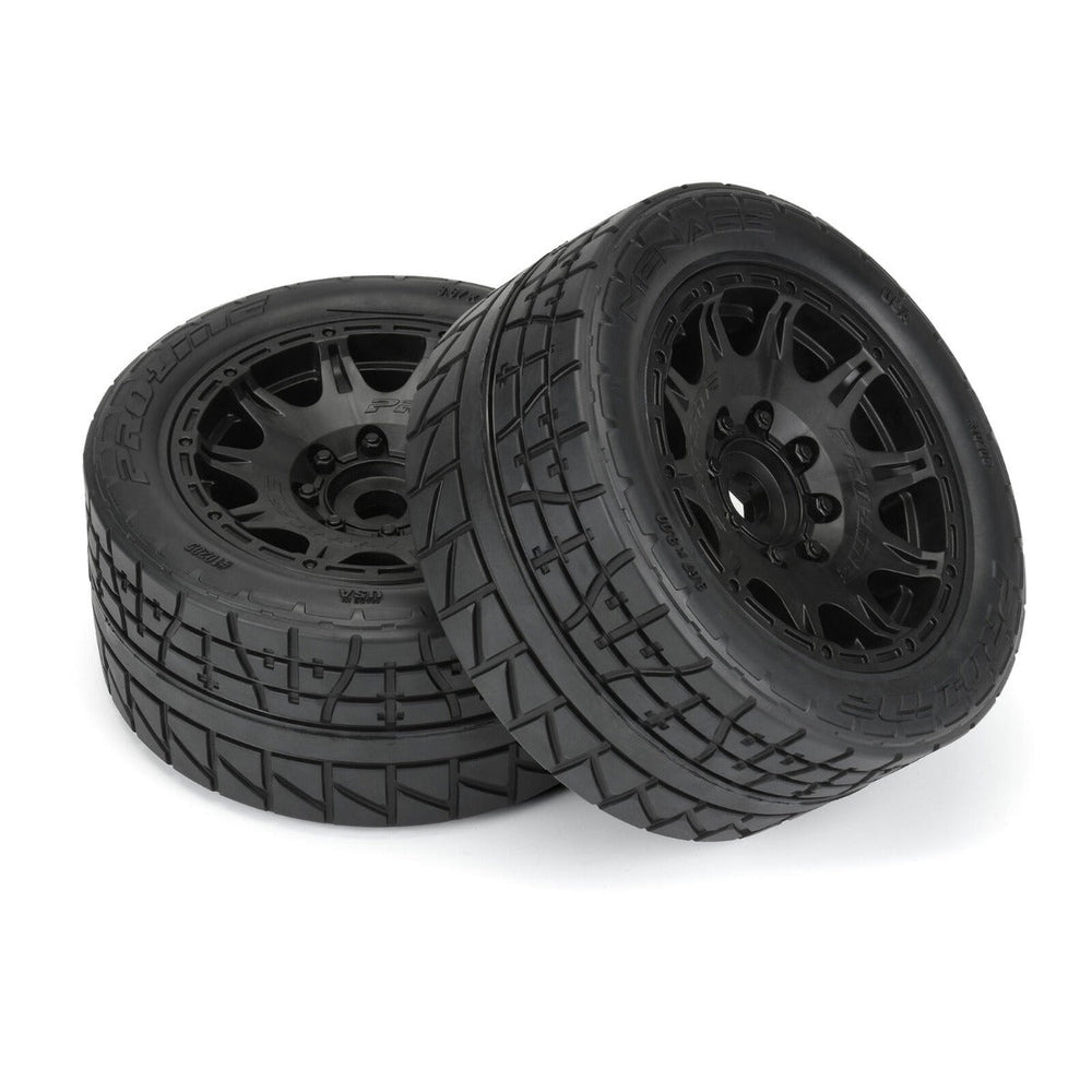 Pro-Line 1/6 Menace HP BELTED 5.7" MT Tires Mounted 24mm Raid (2) X-Maxx kraton