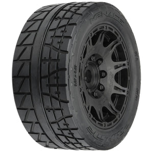 Pro-Line 1/6 Menace HP BELTED 5.7" MT Tires Mounted 24mm Raid (2) X-Maxx kraton
