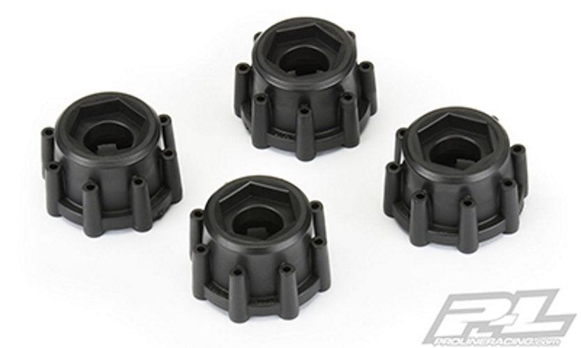 Pro-Line 8x32 to 17mm 1/2" Offset Hex Adapters For Pro-Line 8x32 3.8" Wheels