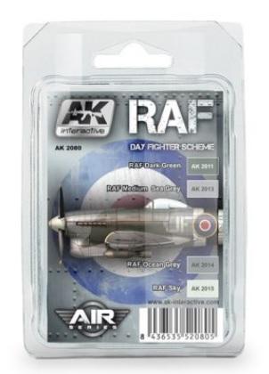 Little Shop of Magic AK Interactive: RAF Day Fighter Scheme Colors Set — Miniatures