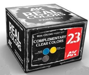 Little Shop of Magic AK Interactive: Real Colors - Complementary Clear Colors Set — Miniatures