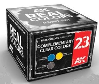Little Shop of Magic AK Interactive: Real Colors - Complementary Clear Colors Set — Miniatures