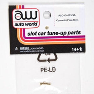 Auto World 4Gear Chassis Tuneup Parts Connector Plate Rivet Ho Slot Car