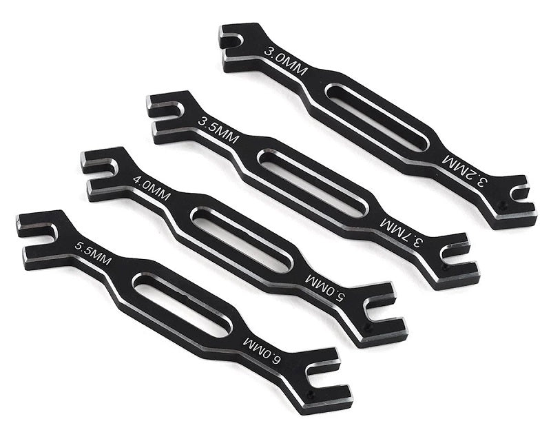 Protek R/C Aluminum Turnbuckle Wrench Set (3, 3.2, 3.5, 3.7, 4, 5, 5.5 &