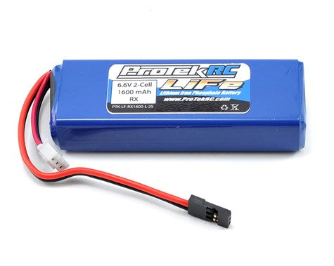 Protek R/C LiFe Mugen & AE Rx Battery Pack (6.6V/1600mAh) w/Balancer