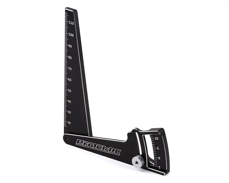 Protek R/C Aluminum Camber Gauge (117mm Tall)