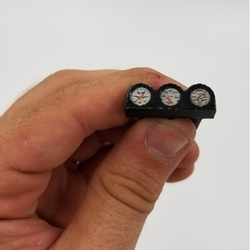 Exclusive RC ERC-10-3044-lit Triple Gauge Pod