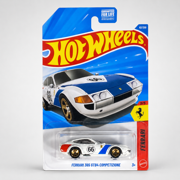 Hot Wheels Ferrari 365 GTB4 Competizone | Ferrari Series 2/5 - 62/250