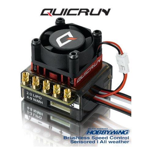 Hobbywing Quickrun 10BL60 Sensored Brushless ESC 2-3S Lipo 1/10 1/12 Scale
