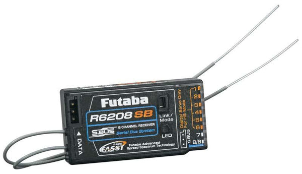Futaba R6208SB 8-Channel 2.4GHz FASST Hi-Voltage Receiver