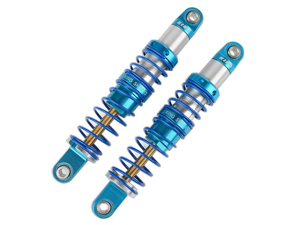 RC4WD King Off-Road Racing Shocks 80mm (Silverr/Blue)