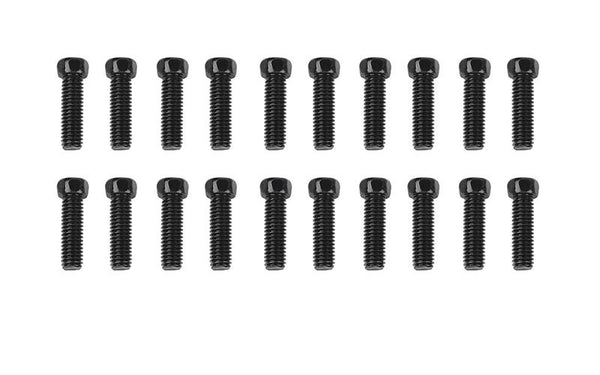 Scale Hex Head Bolts (M3x10mm) (Black)