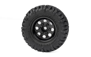 Stamped Steel 1.0" Pro8 Beadlock Wheels, Black