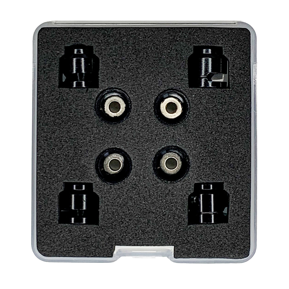 Racers Edge Magnetic Body Hole Mounting Kit - Black