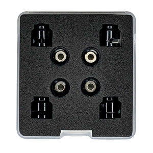 Racers Edge Magnetic Body Hole Mounting Kit - Black