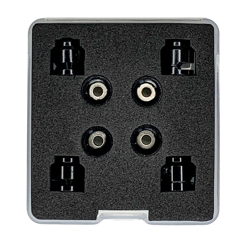 Racers Edge Magnetic Body Hole Mounting Kit - Black