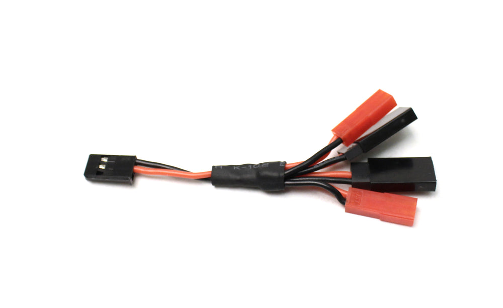 Racers Edge Universal RX Power Splitter Female Servo x 2 JST x 2