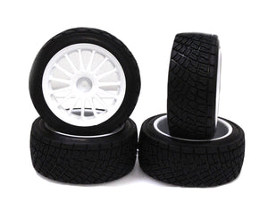 1/10 Off-Road Flower Line White Wheels (4pcs)