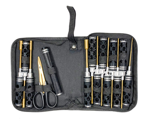 Racers Edge Honeycomb Metric Tool Set w/Classic Bag (14pcs)