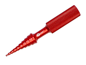 Racers Edge Aluminum Bearing Meter / Disassmbler Red