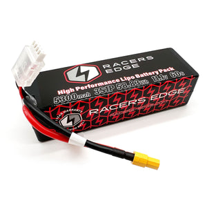 Racers Edge 5300mAh 3S 11.1V 60C Hard Case Lipo Battery w/ XT60 Connector