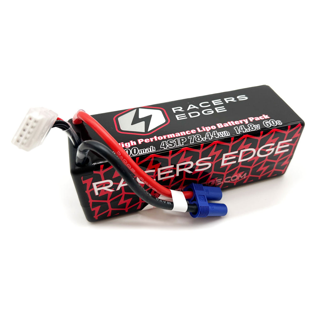 Racers Edge 5300mAh 4S 14.8V 60C Hard Case Lipo Battery w/ EC5 Connector