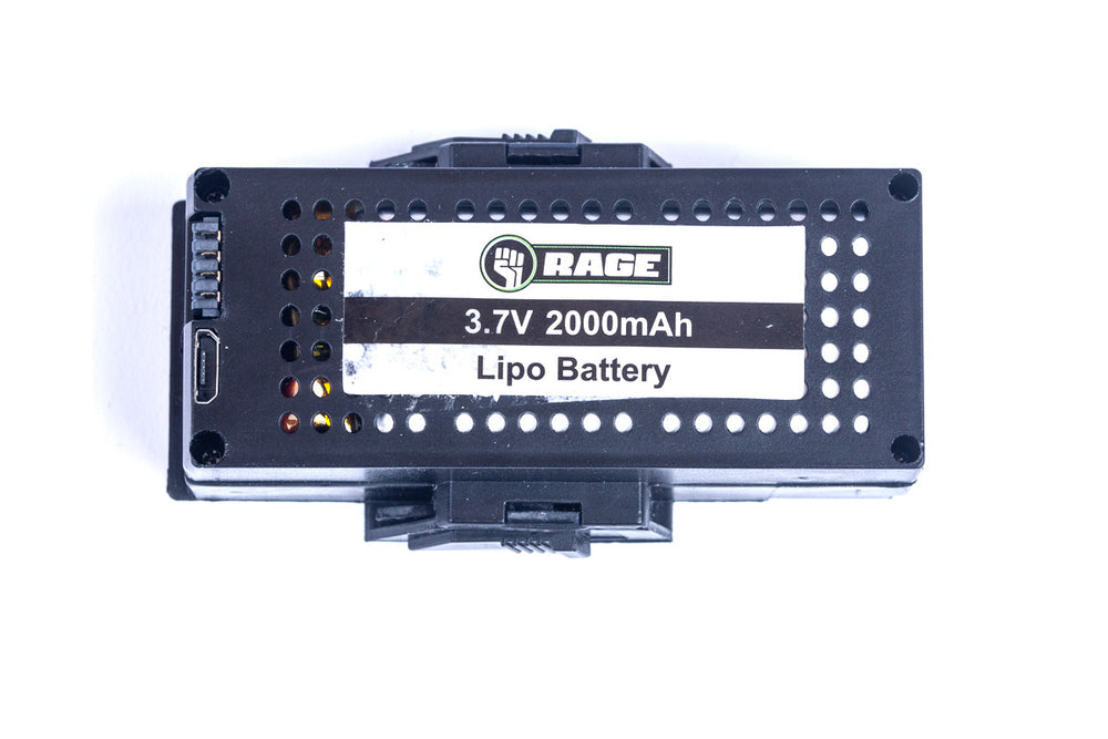 Rage R/C 3.7V 1S 2000mAh Lipo Battery w/Case; Stinger 2.0