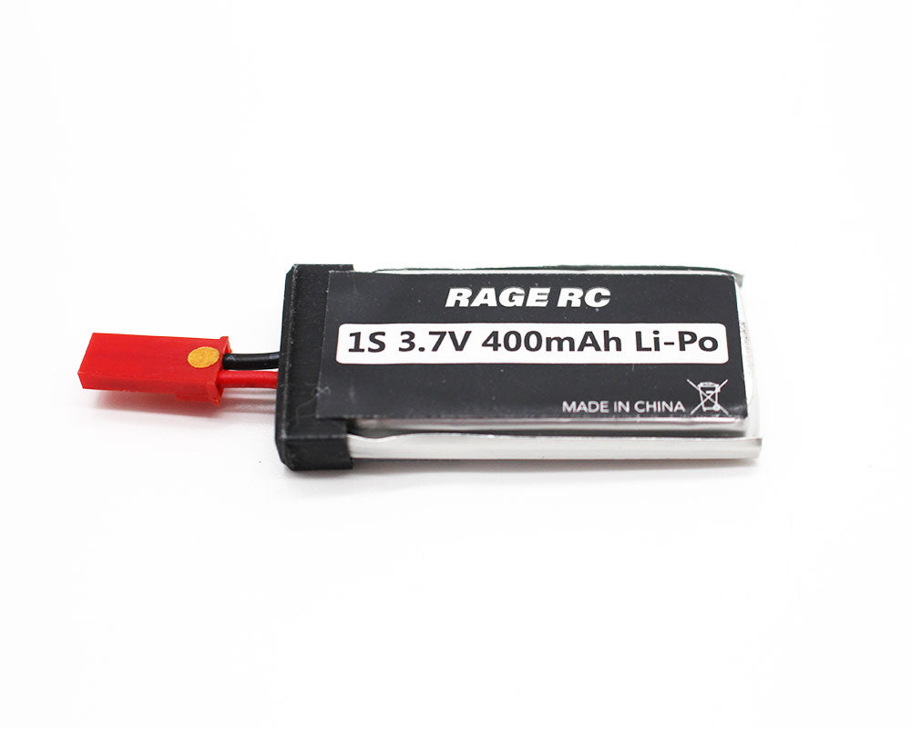 Rage R/C 1S 400mAh 25C LiPo Battery with JST Plug;Vintage Stick X4