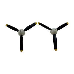 Rage R/C 3-Blade Prop Assembly with Spinner (2); Spitfire BL