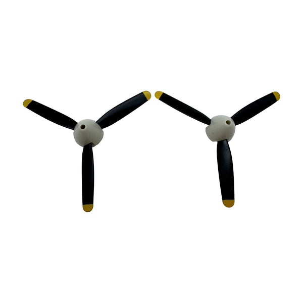 Rage R/C 3-Blade Prop Assembly with Spinner (2); Spitfire BL
