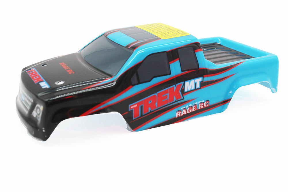 Printed Body (Black/Blue); Mini Trek MT