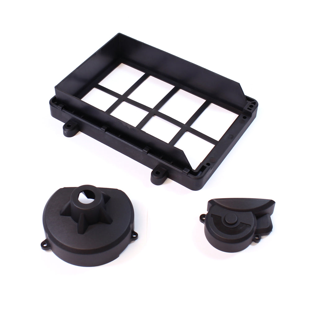Battery Compartment/Spur Gear Cover Set: RZX