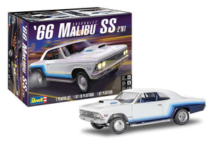 Black Forest® Hobby Supply Co Revell 4520 1/24 1966 Chevrolet Malibu SS (2 in 1) — Car & Truck Model Kits > Revell Monogram