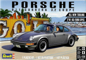 Black Forest® Hobby Supply Co Revell 4521 1/24 1984 Porsche 911 Carrera 3.2 Coupe (2 in 1) — Car & Truck Model Kits > Revell