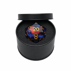 D20 Collective Owlbear's Eye - Giant D20 Moving Eye DnD Dice | Acrylic RPG Gaming Dice