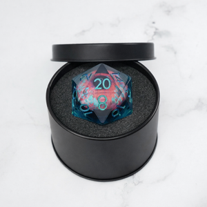 D20 Collective Cthulhu's Eye | Giant D20 Moving Eye DnD Dice | Acrylic RPG Gaming Dice