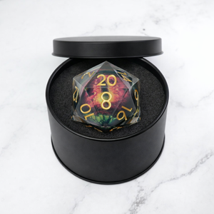 D20 Collective Xanathar's Eye | Giant D20 Moving Eye DnD Dice | Acrylic RPG Gaming Dice