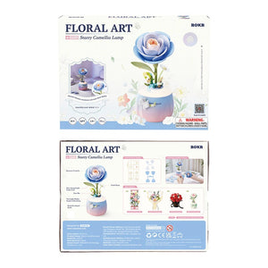 Robotime Floral Art Starry Camellia Lamp — DIY Home Decor