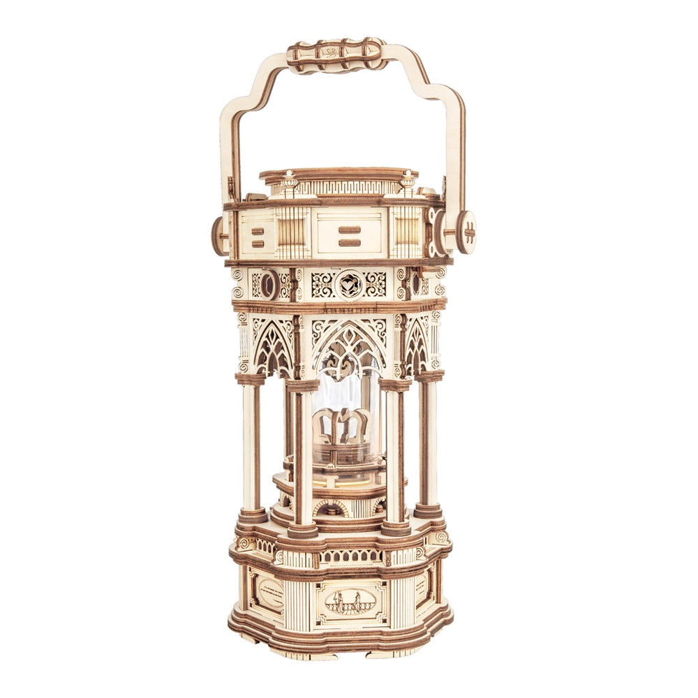 Robotime Mechanical Music Box; Victorian Lantern — DIY Home Decor