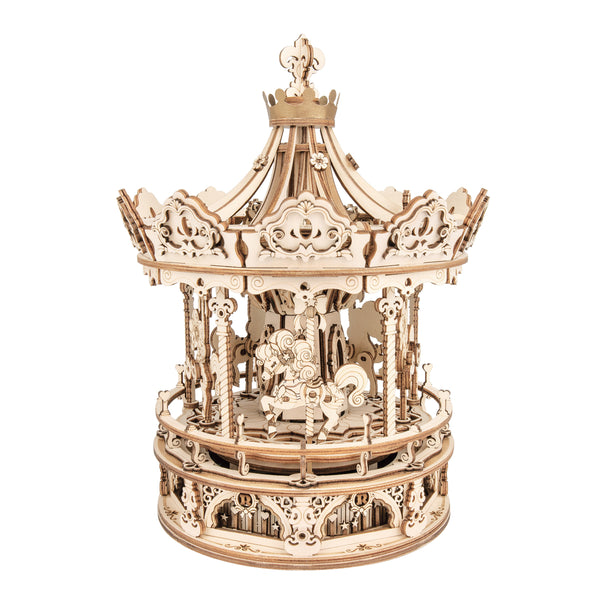 Robotime Mechanical Music Box; Romantic Carousel — DIY Home Decor