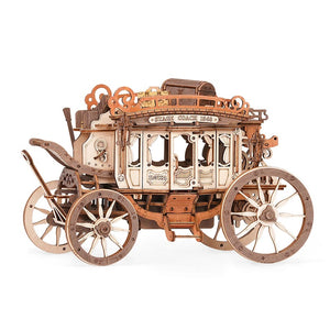 Robotime Stagecoach Rolling Music Box — DIY Home Decor
