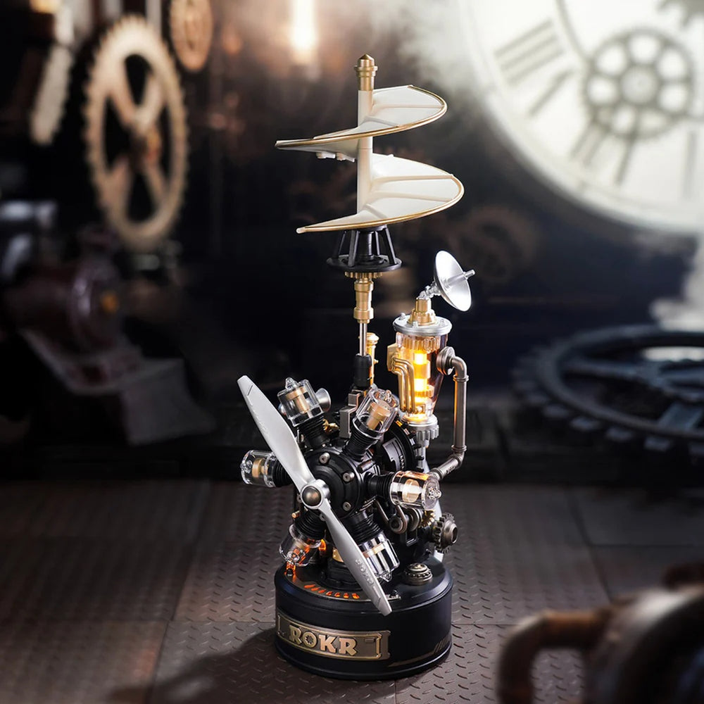 ROKR - Leonardo da Vinci's Helicopter Mechanical 3D Puzzle - Echo Six Hobbies