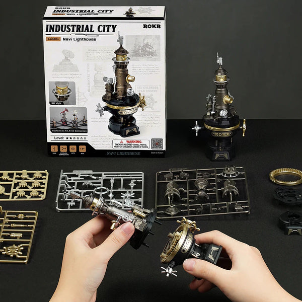 ROKR - Navi Lighthouse Mechanical 3D Puzzle - Echo Six Hobbies