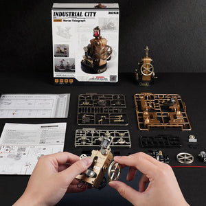 ROKR - Morse Telegraph Mechanical 3D Puzzle - Echo Six Hobbies