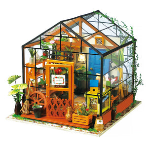 Robotime DIY House; Cathy's Flower House — DIY Minature House Kit