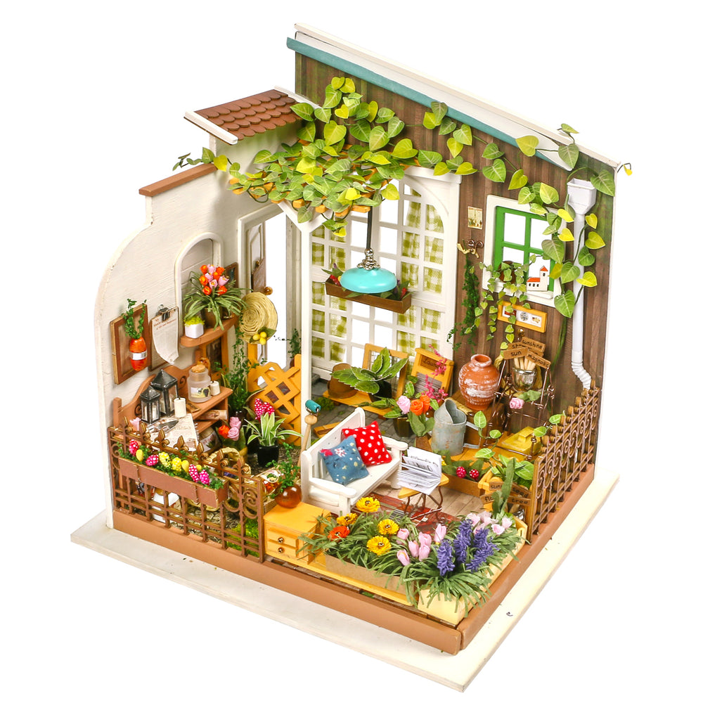 Robotime DIY House; Miller's Flower Garden — DIY Minature House Kit