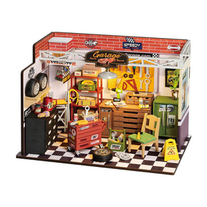 Robotime DIY House Garage Workshop — DIY Minature House Kit