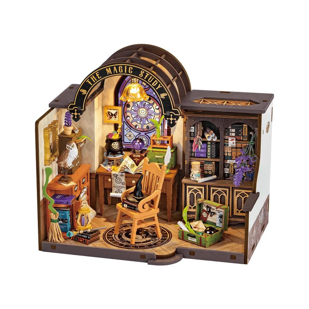 Robotime The Magic Study DIY Miniature House — DIY Minature House Kit