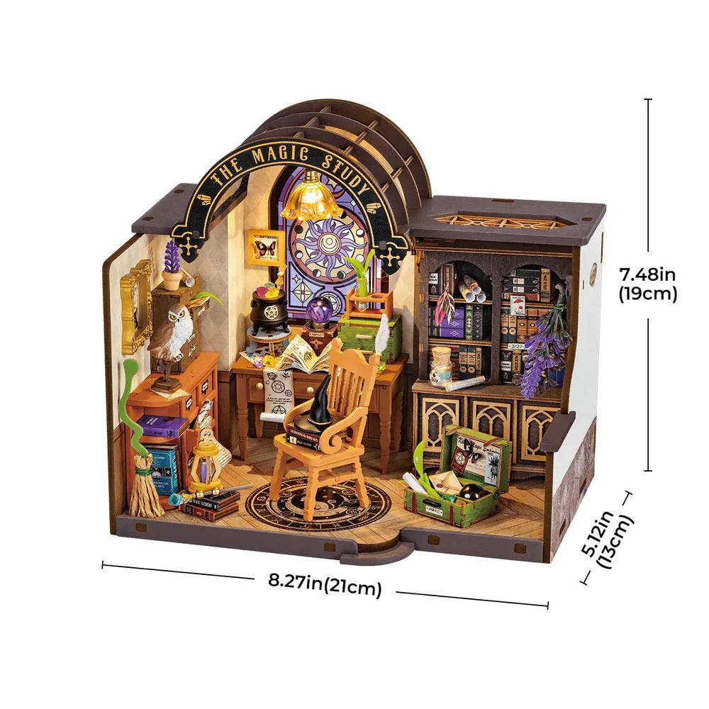 Robotime The Magic Study DIY Miniature House — DIY Minature House Kit